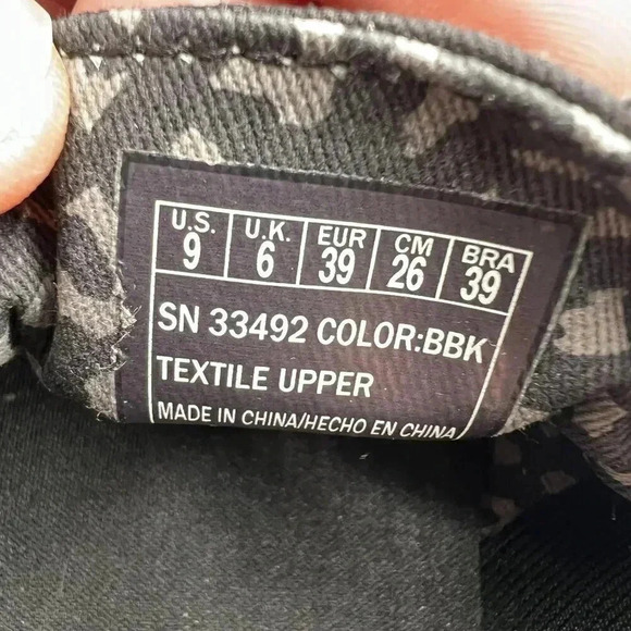 BOBS By Skechers B Cute Black Rose Gold Womens 9 Memory Foam Sneakers 33492-BBK - Picture 10 of 11